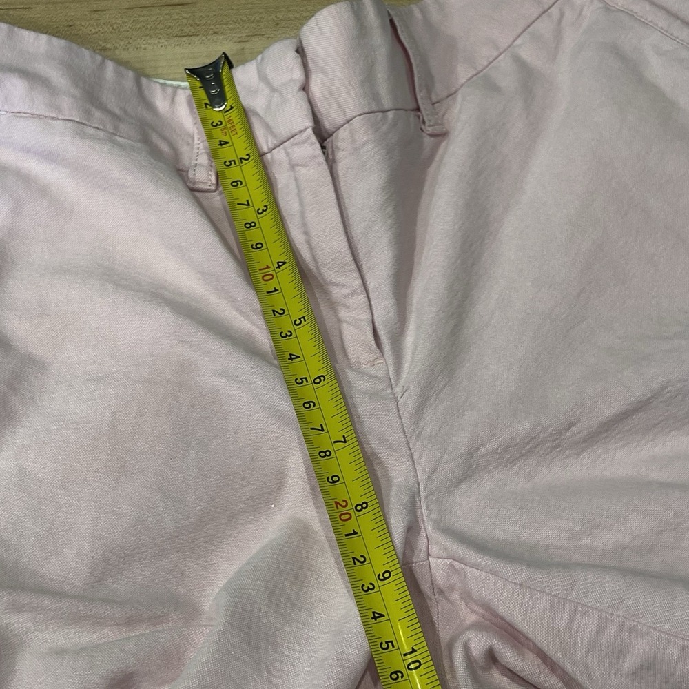 LL Bean Pink Chino Favorite Fit Stretch Cotton Shorts, Women's Size 4 - Picture 5 of 9